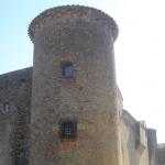 Le château de Montmaur -façade Est tour d'angle